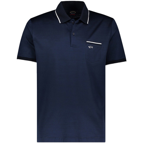 Vêtements Homme T-shirts & Polos Polo z motywem moro 22411224 Bleu