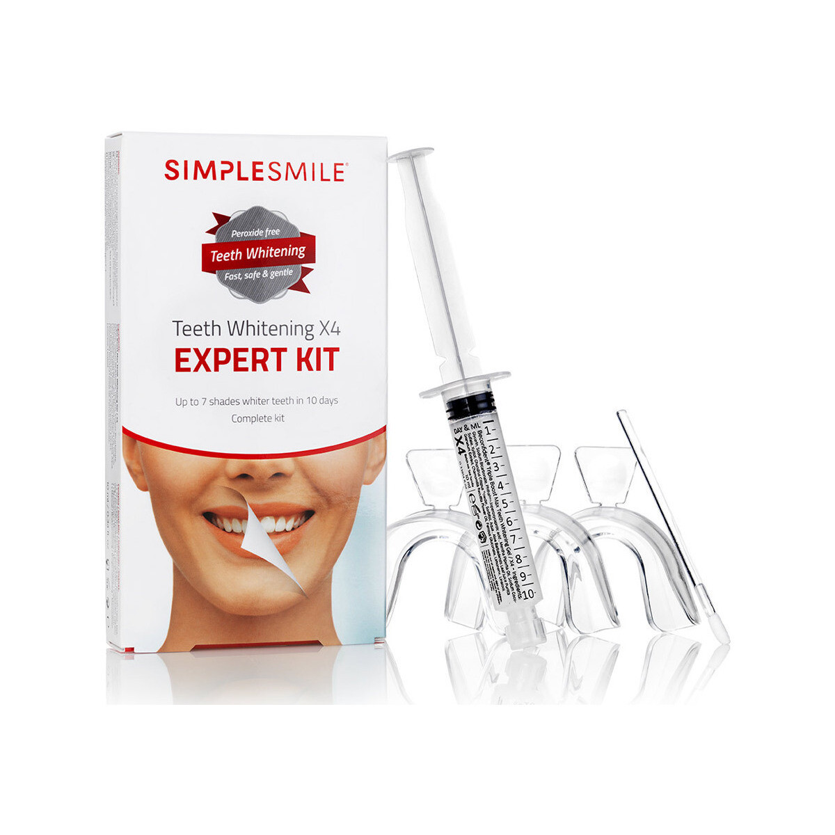 Beauté Accessoires corps Beconfident Simplesmile® Teeth Whitening X4 Expert Kit 
