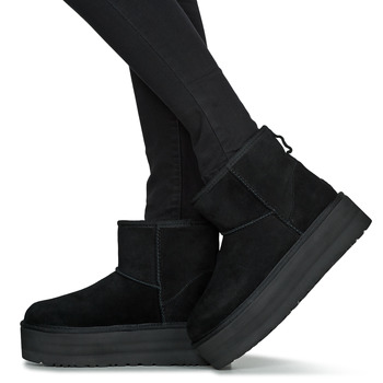 UGG W CLASSIC MINI PLATFORM Noir - Chaussures Boot Femme 184,46 €