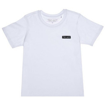 Vêtements Garçon T-shirts manches courtes Teddy Smith T-NARK MC JR - Blanc - 14 ans Blanc