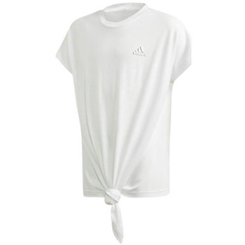 Vêtements Fille T-shirts Adilette courtes adidas Originals G DANCE TEE - WHITE/SILVMT - 11/12 ans Multicolore
