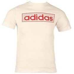 Vêtements Garçon T-shirts manches courtes adidas Originals TS MC OSR JR G - WHITE - 5/6 ans Blanc