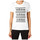 Vêtements Femme T-shirts manches courtes adidas Originals W C90 TEE - WHITE/BLACK - L Noir