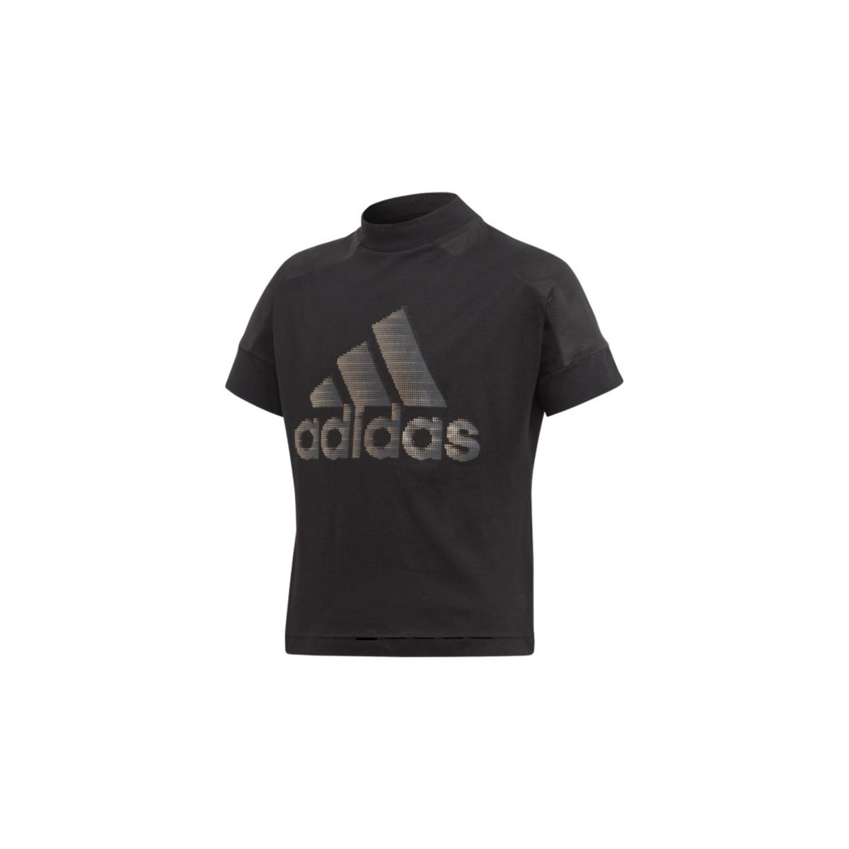 Vêtements Fille T-shirts manches courtes adidas Originals YG ID HLD TEE - BLACK - 13/14 ans Noir