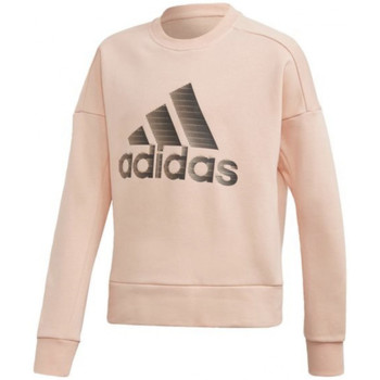 Vêtements Fille Sweats adidas Originals YG ID HLDCREW - GLOPNK - 14/15 ans Multicolore