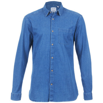 Vêtements Homme Chemises manches longues Only & Sons  CHEMISE ONSTROY LIFE LS ORGANIC STRETCH - MEDIUM BLUE - S MEDIUM BLUE