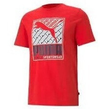 Puma TEE SHIRT  ROUGE - HIGH RISK RED - M Multicolore