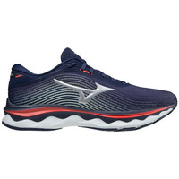 Chaussures Homme Running / trail Mizuno CHAUSSURES WAVE SKY - PEACOAT/SILVER/IGNITIONRED - 42 PEACOAT/SILVER/IGNITIONRED