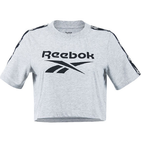 Vêtements Femme T-shirts manches courtes Reebok Sport TEE-SHIRT TE TAPE PACK - MGREYH - L Multicolore
