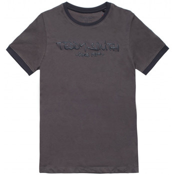 Vêtements Garçon Sportstyle Graphic T-Shirt Teddy Smith TEE SHIRT TICLASS 3 JR MC - RAVEN KAKI - 6 ans Multicolore