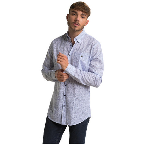 Vêtements Homme Chemises manches longues Benson&cherry CHEMISE LEGACY MANCHES LONGUES - Blanc - S Blanc