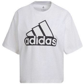 Vêtements Femme T-shirts & Polos adidas Originals TEE SHIRT W BLUV Q1 CRO - WHITE WHITE - L WHITE WHITE
