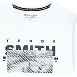Vêtements Homme T-shirts & Polos Teddy Smith TEE-SHIRT DARIUS - Blanc - L Blanc