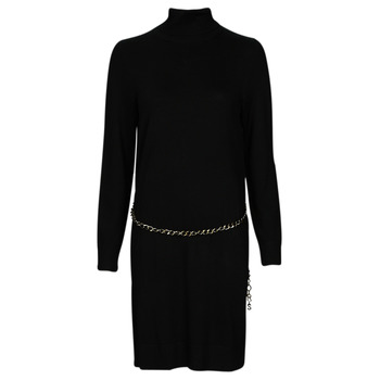 Vêtements Femme Robes courtes MICHAEL Michael Kors TRTLNK MK CHRM BLT MINI Noir