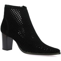 Chaussures Femme Bottines Vidi Studio Boots good cuir velours Noir