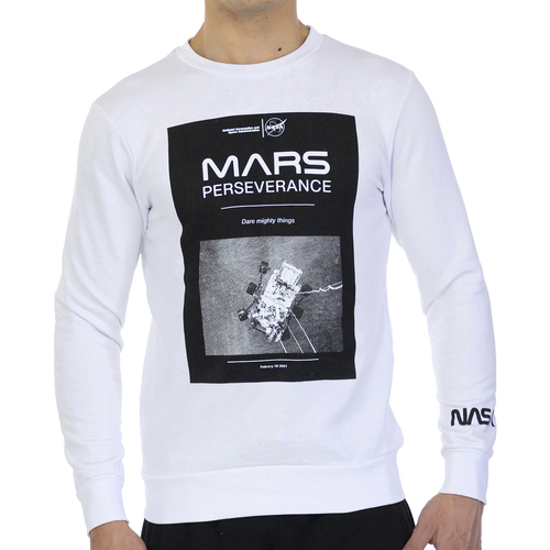 Vêtements Homme Sweats Nasa MARS03S-WHITE Blanc