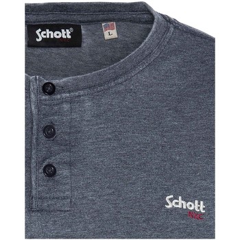 Schott T-shirt Homme  Striker ref 52977 Navy Bleu