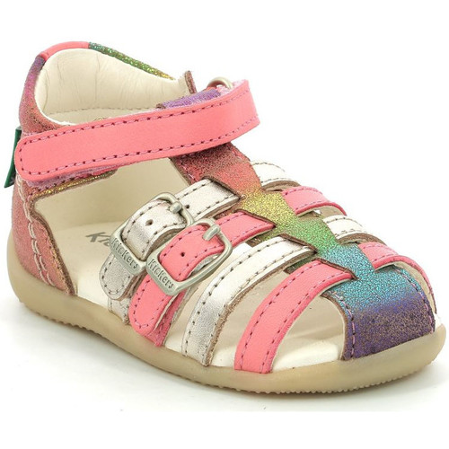 Chaussures Fille Sandales et Nu-pieds Kickers Sandale bigkro Multicolore