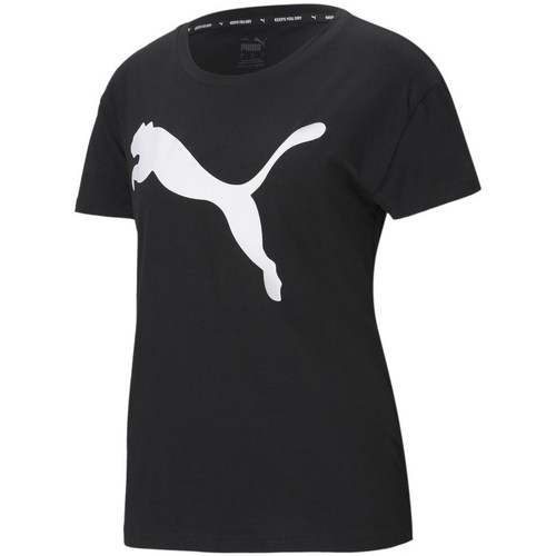 Vêtements Femme T-shirts manches courtes Puma Rtg Logo Tee Noir