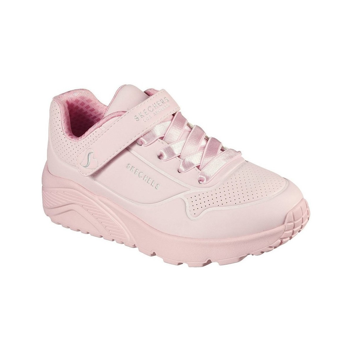 Chaussures Enfant Baskets basses Skechers Uno Lite Frosty Vibe Rose