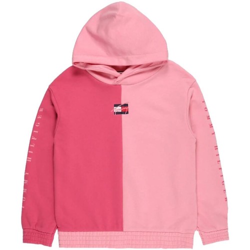 Vêtements Fille Sweats tommy AW0AW11333 Hilfiger  Rose