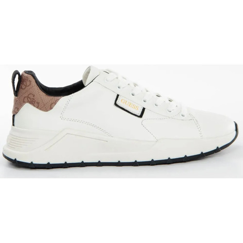 Chaussures Homme Baskets basses Guess Running lucca Blanc