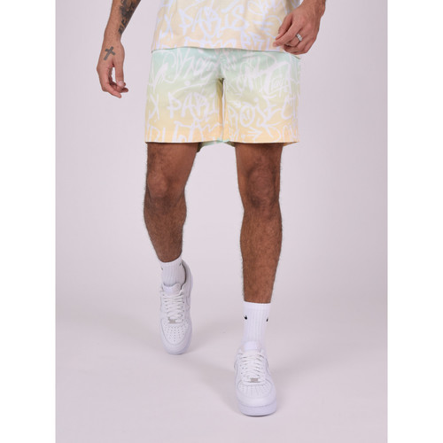 Vêtements Homme Shorts / Bermudas Bascheți CROSS met JeanS DD1R4034 White Short 2240213 Vert