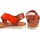 Chaussures Femme Multisport Eva Frutos Sandale femme  2224 cuir Rouge