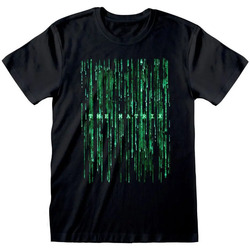 Vêtements T-shirts manches longues Matrix Coding Noir