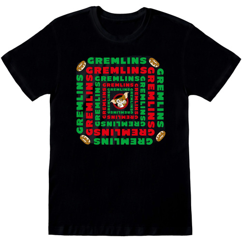Vêtements T-shirts Norse manches longues Gremlins HE788 Noir