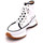 Chaussures Femme Baskets mode Rose Metal frebuans Blanc