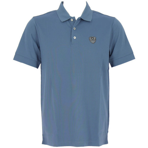 Vêtements Homme T-shirts & Polos Ea7 Emporio Armani M662 Polo Bleu