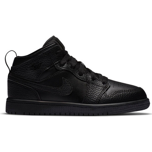 Chaussures Enfant Basketball Nike couture 1 Mid (PS) / Noir Noir