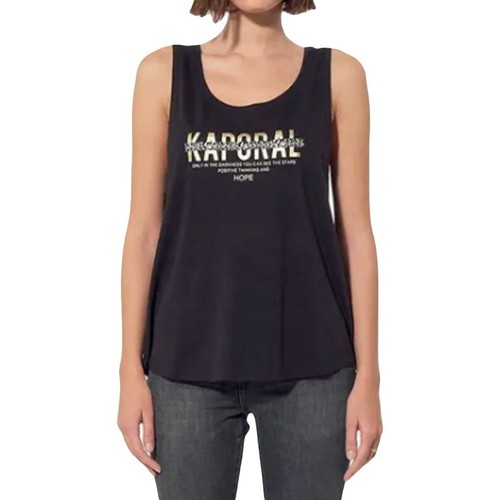 Vêtements Femme Mushroom sweatshirt with turn-up hem Kaporal Klams Noir