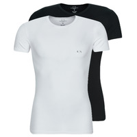 Vêtements Homme T-shirts manches courtes Armani triple Exchange 956005-CC282 Noir / Blanc