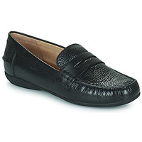 Chaussures Mocassins Geox Respira Mocassins noir style mouill\u00e9 