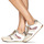 Chaussures Femme Baskets basses Geox D AIRELL Blanc / Beige