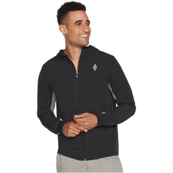 Vêtements Homme Vestes de survêtement Skechers Skechweave Premium Hooded Jacket Noir