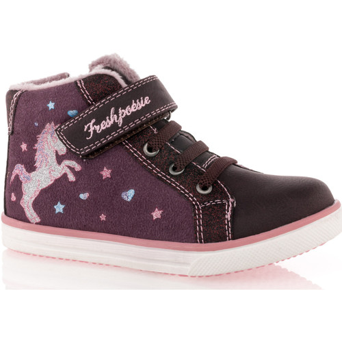Chaussures Fille Baskets basses Fresh Poésie Baskets / Moschino sneakers Fille Violet Violet