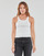 Vêtements Femme Tops / Blouses Tommy T3B9-32466-1355 Jeans TJW SKINNY RIB BABYLOCK TANK Blanc