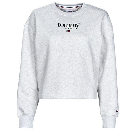 Vêtements Femme Sweats Tommy XJ0 Jeans TJW RLXD ESSENTIAL LOGO 1 CREW Gris