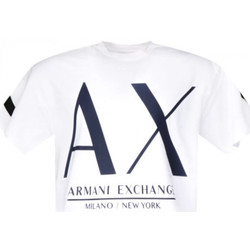 Vêtements Débardeurs / T-shirts sans manche Emporio Armani Brown EA7 Tee shirt Armani Brown exchange blanc 3LZTLF ZJ9AZ - XS Blanc