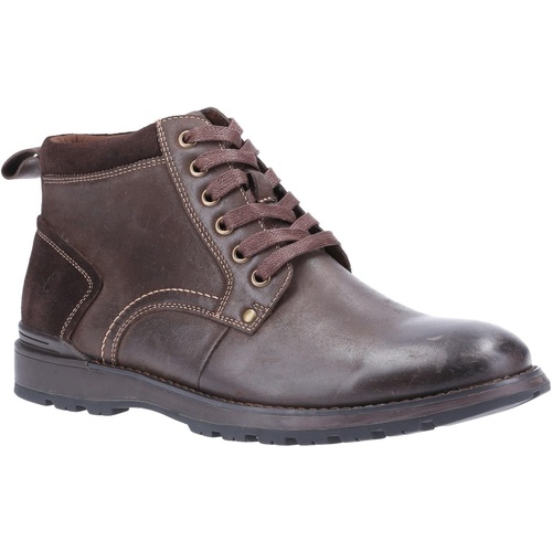 Chaussures Homme Bottes Hush puppies Dean Rouge