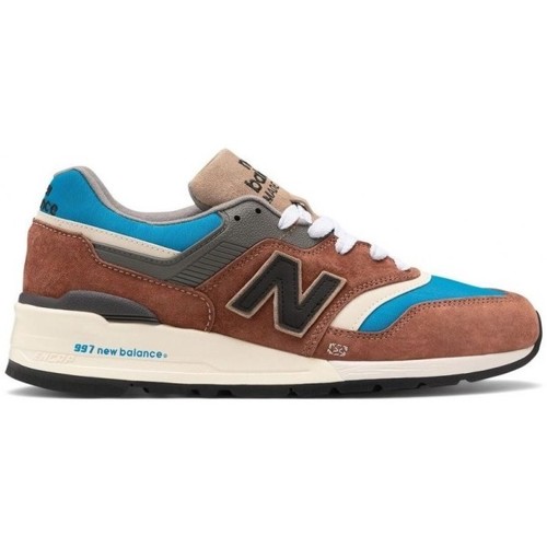 Chaussures Homme Baskets mode New Balance M997SOE BROWN BLUE Multicolore
