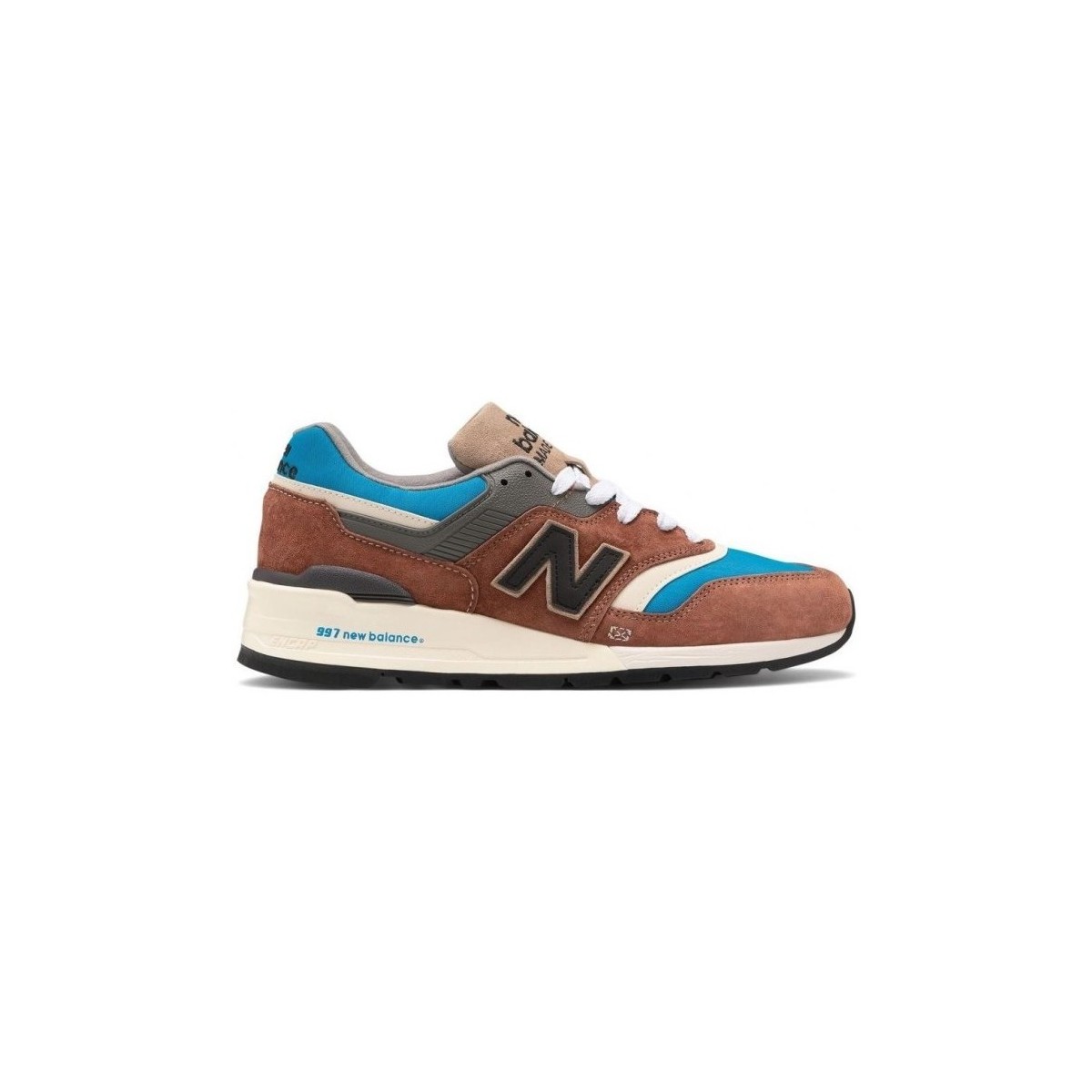 Chaussures Homme Baskets mode New Balance M997SOE BROWN BLUE Multicolore