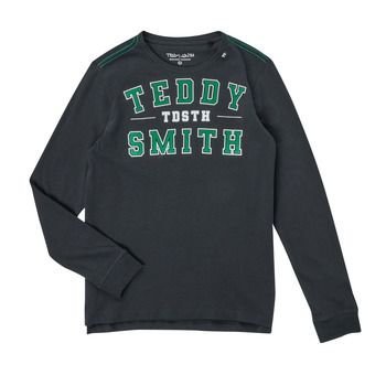 Vêtements Garçon T-shirts manches longues Teddy Smith T-PERDRO Marine