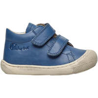 Chaussures Enfant Chaussons bébés Naturino COCOON VL-Chaussures premiers pas en cuir nappa bleublanc