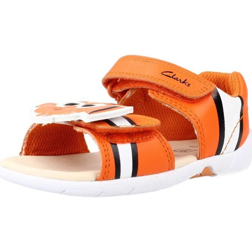 Chaussures Garçon Elegance Bien Et Clarks ZORA NEM0 T Orange