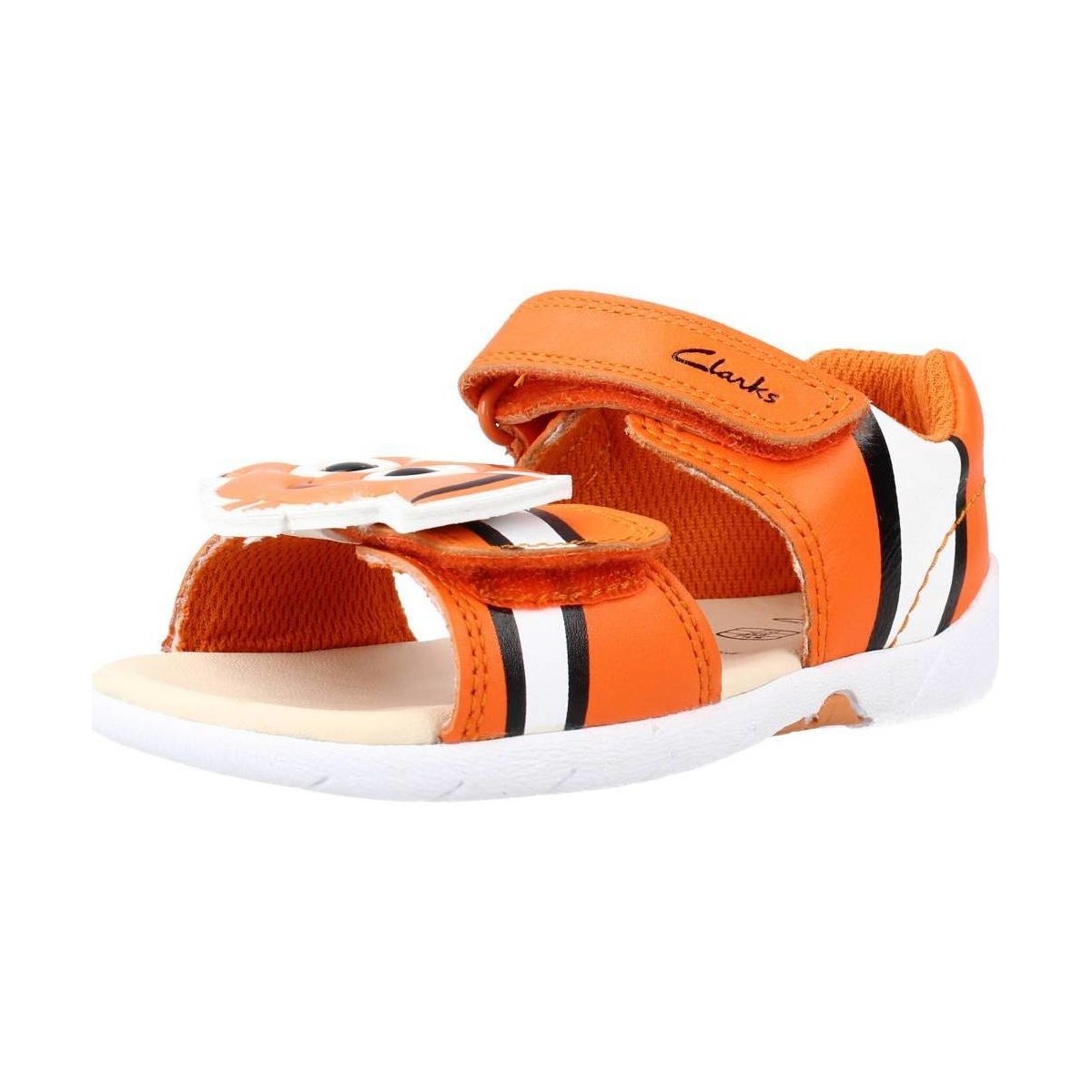 Chaussures Garçon Sandales et Nu-pieds Clarks ZORA NEM0 T Orange