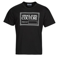 Vêtements Homme T-shirts manches courtes Versace Jeans Couture  Noir / Blanc